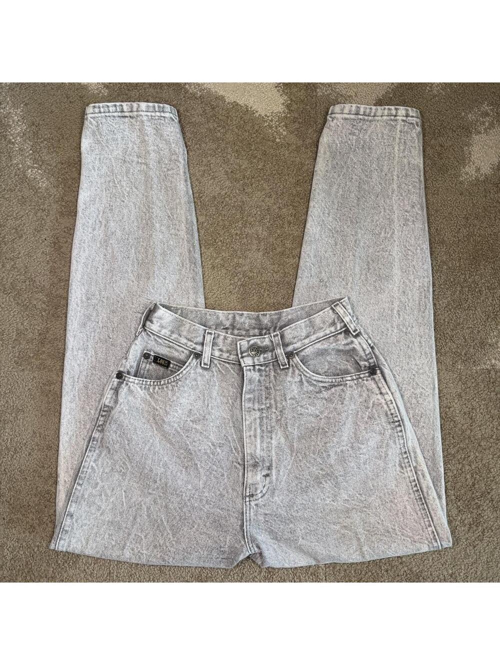 Lee Women's Grey and White Jeans